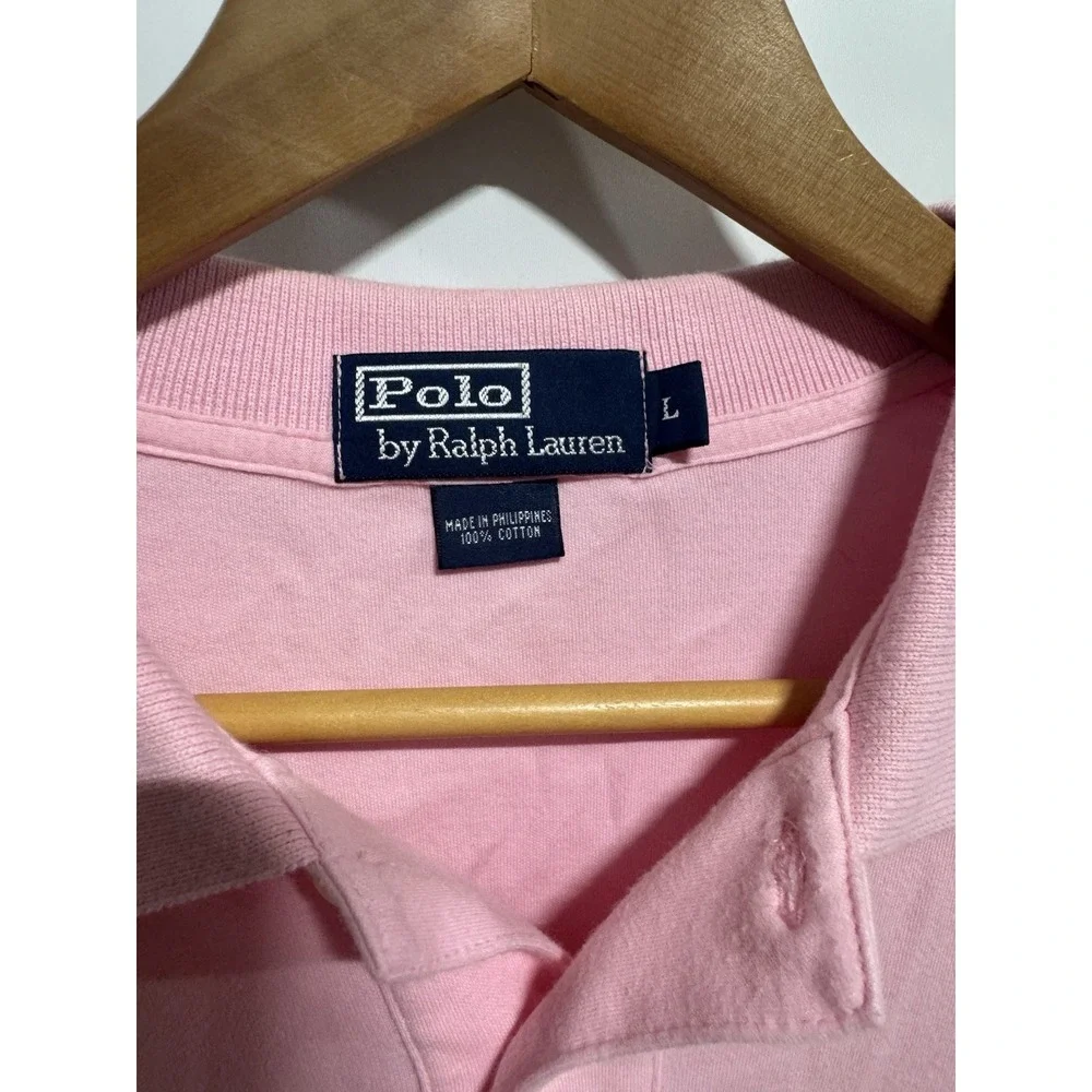 Polo Ralph Lauren Polo Shirt Mens Large  Classic Fit Blue Pony Casual Golf